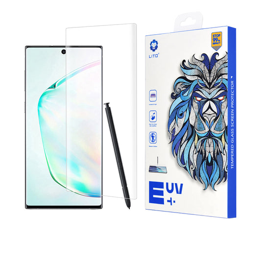 Zaščitna folija za zaslon Lito za Samsung Galaxy Note 10+ 5G N976 / Note 10+ N975, kaljeno steklo, UV lepilo, 3D
