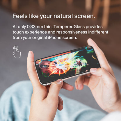 Zaščitna folija zaslona Belkin ScreenForce TemperedGlass za Apple iPhone 15 Pro, kaljeno steklo, polno lepilo OVA137zz