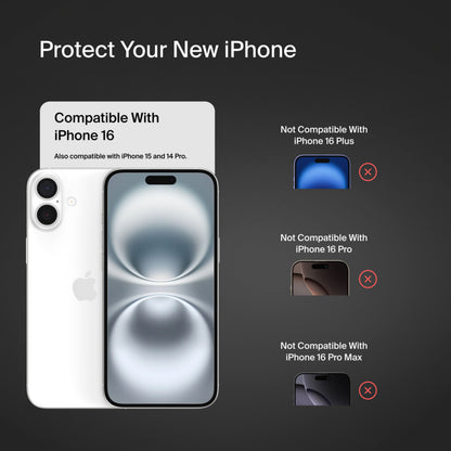 Zaščitna folija zaslona Belkin ScreenForce TemperedGlass za Apple iPhone 16 / 15 / 14 Pro, kaljeno steklo, polno lepilo OVA135zz