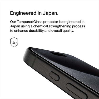 Zaščitna folija zaslona Belkin ScreenForce TemperedGlass za Apple iPhone 15 Pro, kaljeno steklo, polno lepilo OVA137zz