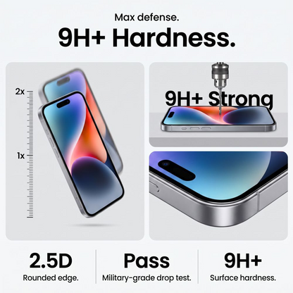 Zaščitna folija za zaslon Tech-Protect OneTouch za Apple iPhone 18 Pro / 17 Pro, kaljeno steklo, polno lepilo, komplet 2 kosa, prozorna