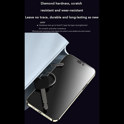 Zaščitna folija zaslona Anank 1X ojačana proti prstnim odtisom za Apple iPhone 16, kaljeno steklo, polno lepilo, 2.5D, črna