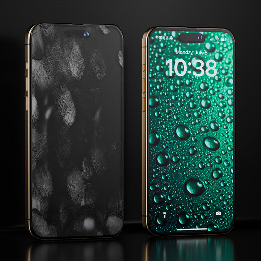 Zaščitna folija za zaslon Anank 3X ojačana nevidna za Apple iPhone 16 Pro Max, kaljeno steklo, polno lepilo, 3D, črna