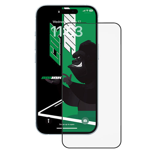 Zaščitna folija zaslona Anank 5X Reinforced CG za Apple iPhone 15 Pro Max, kaljeno steklo, polno lepilo, 2.5D, črna