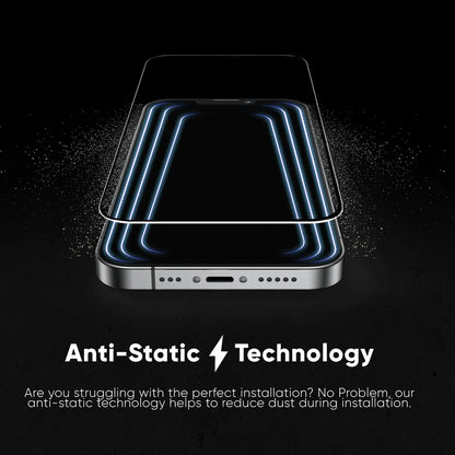 Zaščitna folija za zaslon Anank 5X Reinforced Invisible za Apple iPhone 17 Pro Max, Kaljeno steklo, Full Glue, 3D, Črna