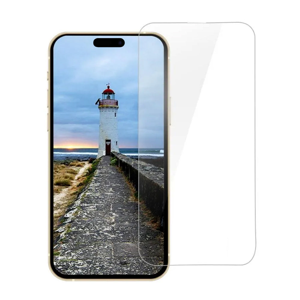 Zaščitna folija zaslona Anank za Apple iPhone 15 Pro Max, kaljeno steklo, polno lepilo, 3D, komplet 10 kosov