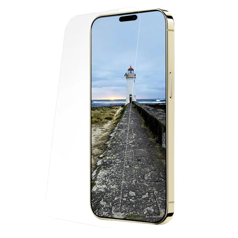 Zaščitna folija zaslona Anank za Apple iPhone 15, kaljeno steklo, polno lepilo, 3D, komplet 10 kosov