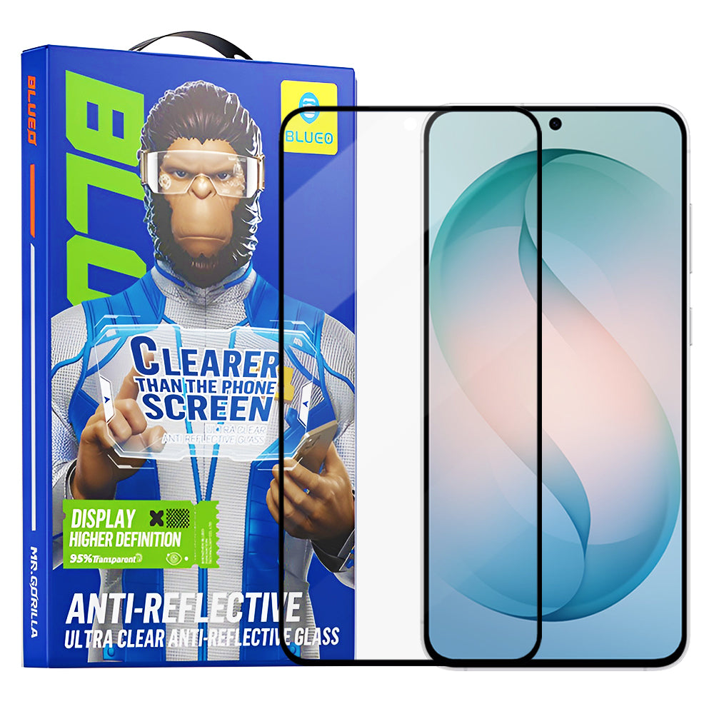 Zaščitna folija za zaslon Blueo Anti-Reflective HD za Samsung Galaxy S26 Plus S947, Kaljeno steklo, Polno lepljenje, Črna