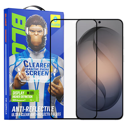 Zaščitna folija za zaslon Blueo Anti-Reflective HD za Samsung Galaxy S26 S942, Kaljeno steklo, Polno lepljiva, Črna
