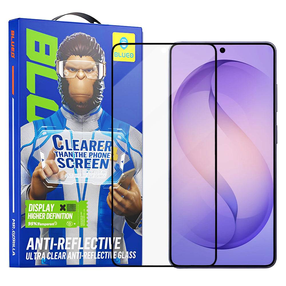 Zaščitna folija za zaslon Blueo Anti-Reflective HD za Samsung Galaxy S26 Ultra S948, Kaljeno steklo, Polno lepljiva, Črna