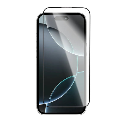 Zaščitna folija za zaslon Blueo Crystal Anti-Scratch aplikator za Apple iPhone 16 Pro Max, kaljeno steklo, polno lepilo, črna