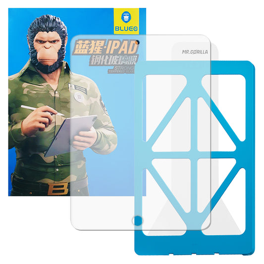 Zaščitna folija zaslona Blueo HD Applicator Pro za Apple iPad 10.2 (2021) / 10.2 (2020) / 10.2 (2019), kaljeno steklo, polno lepilo