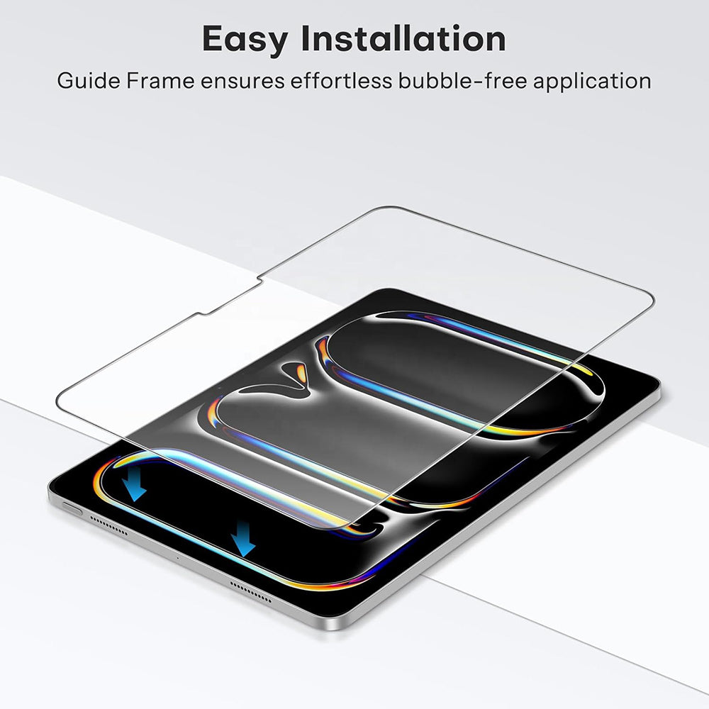 Blueo HD Screen Protector Film for Apple iPad Pro 13 (2024), Tempered Glass, Full Glue