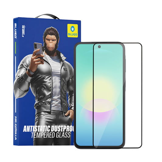 Zaščitna folija za zaslon Blueo HD za Samsung Galaxy A27 5G / A57 5G / A37 5G, kaljeno steklo, polno lepilo, 2.5D, črna