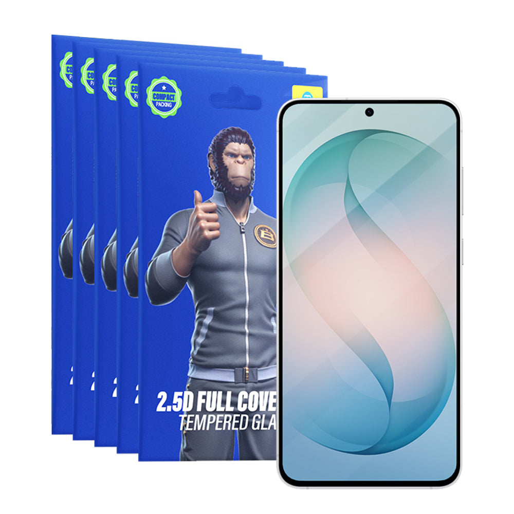 Zaščitna folija Blueo HD za Samsung Galaxy S26 Plus S947, Kaljeno steklo, Polno lepljenje, 2.5D, Set 5 kosov, Črna