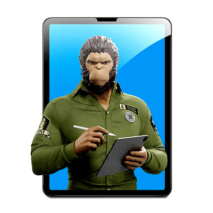 Zaščitna folija za zaslon Blueo Special Writing za Apple iPad 10.2 (2021) / 10.2 (2020) / 10.2 (2019), plastika