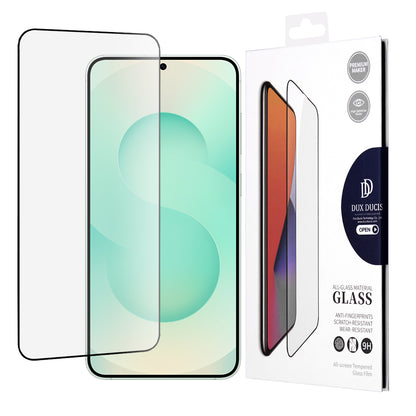 Zaščitna folija za zaslon DUX DUCIS za Samsung Galaxy S25+ S936, kaljeno steklo, lepljenje na rob, črna
