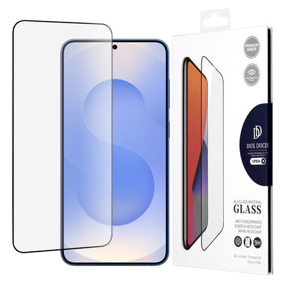 Zaščitna folija za zaslon DUX DUCIS za Samsung Galaxy S25 S931, kaljeno steklo, lepljenje na rob, črna