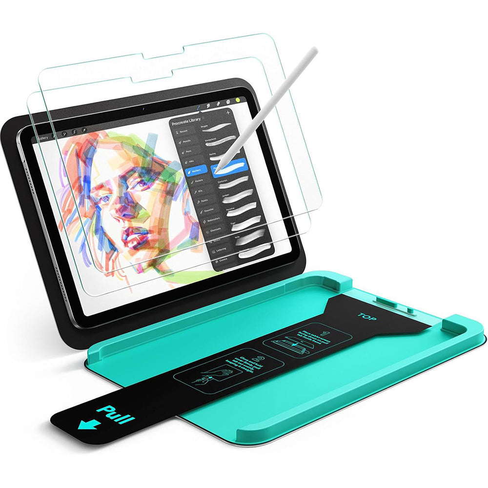 Zaščitna folija za zaslon ESR Armorite Paper Feel UltraFit za Apple iPad Air 11 (2026) / Air 11 (2025), Kaljeno steklo, Polno lepljenje, Komplet 2 kosa