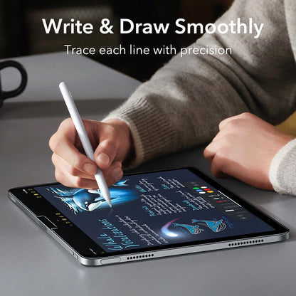 Zaščitna folija za zaslon ESR Armorite Paper Feel UltraFit za Apple iPad Air 11 (2026) / Air 11 (2025), Kaljeno steklo, Polno lepljenje, Komplet 2 kosa