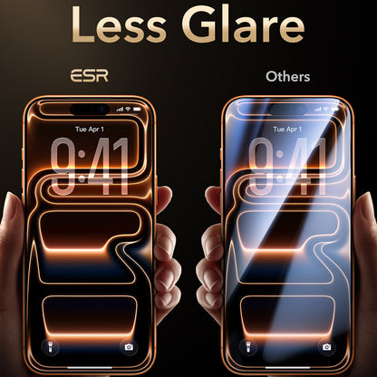 Zaščitna folija za zaslon ESR Armorite Pro UltraFit za Apple iPhone 18 Pro Max / 17 Pro Max, kaljeno steklo, polno lepilo, črna
