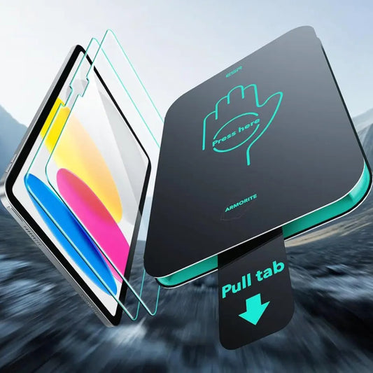 Zaščitna folija za zaslon ESR Armorite UltraFit za Apple iPad (2025) / (2022), Kaljeno steklo, Polno lepljenje, Komplet 2 kosa