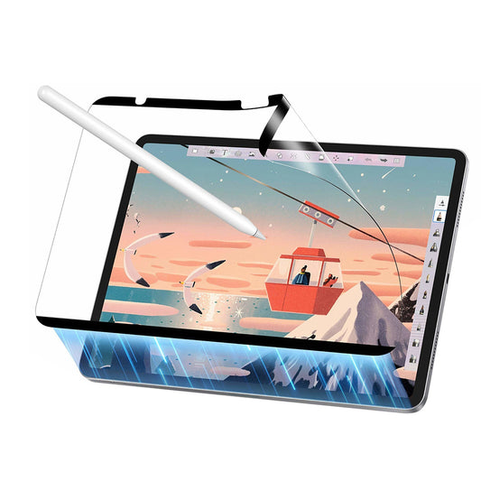 Zaščitna folija za zaslon ESR Paper Feel Magnetic za Apple iPad (2025) / (2022), Plastika