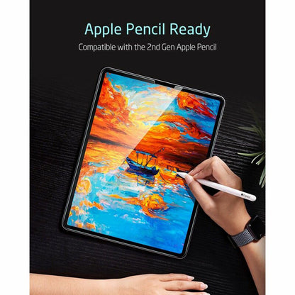 Zaščitna folija ESR za zaslon Apple iPad Air (2022) / Pro 11 (2021) / Air (2020), Kaljeno steklo, Polno lepljenje, Komplet 2 kosa
