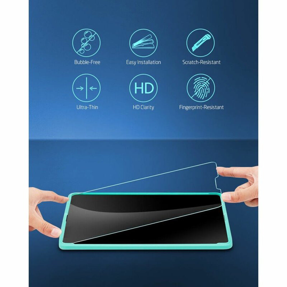 Zaščitna folija ESR za zaslon Apple iPad Air (2022) / Pro 11 (2021) / Air (2020), Kaljeno steklo, Polno lepljenje, Komplet 2 kosa