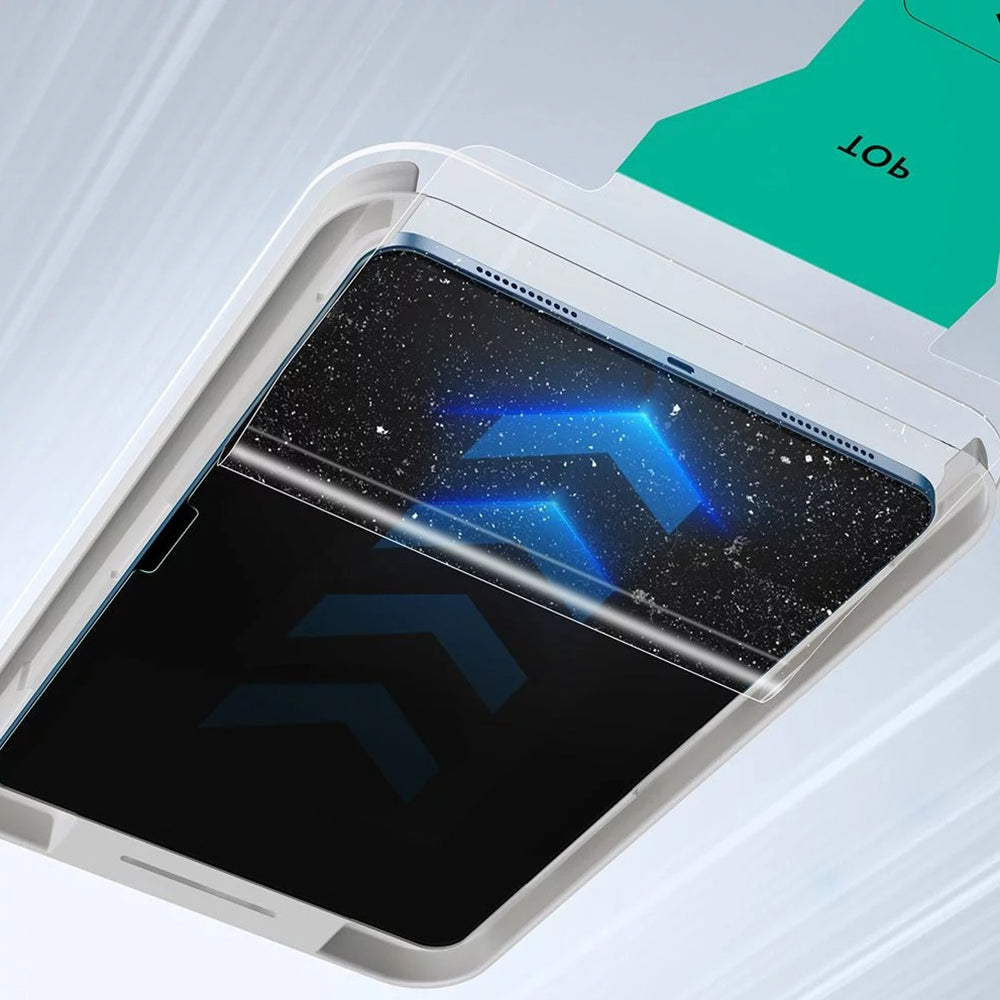 Zaščitna folija za zaslon ESR UltraFit za Apple iPad (2025) / (2022), Kaljeno steklo, Polno lepljenje, Komplet 2 kosa