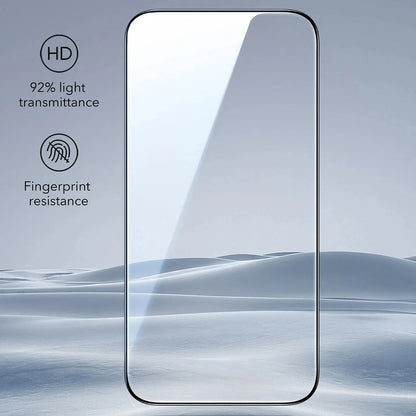 Zaščitna folija za zaslon ESR UltraFit za Apple iPhone 18 Pro / 17 Pro, kaljeno steklo, polno lepilo, komplet 3 kosi, črna