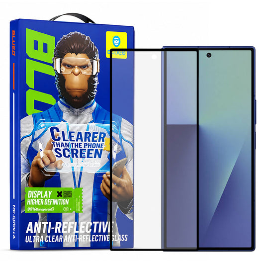 Zaščitna folija za zunanji zaslon Blueo Anti-Reflective HD za Samsung Galaxy Z Fold8 Ultra F976, varnostno steklo, polno lepilo, črna