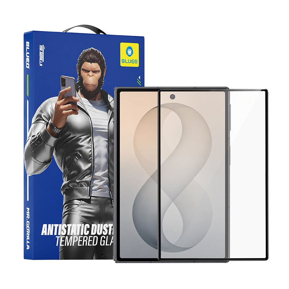 Zaščitna folija za zunanji zaslon Blueo HD za Samsung Galaxy Z Fold8 F976, kaljeno steklo, polno lepilo, 2.5D, črna