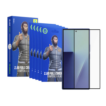 Blueo HD Exterior Screen Protector Film for Samsung Galaxy Z Fold8 Ultra F971, Tempered Glass, Full Glue, 2.5D, Set of 5 Pieces, Black