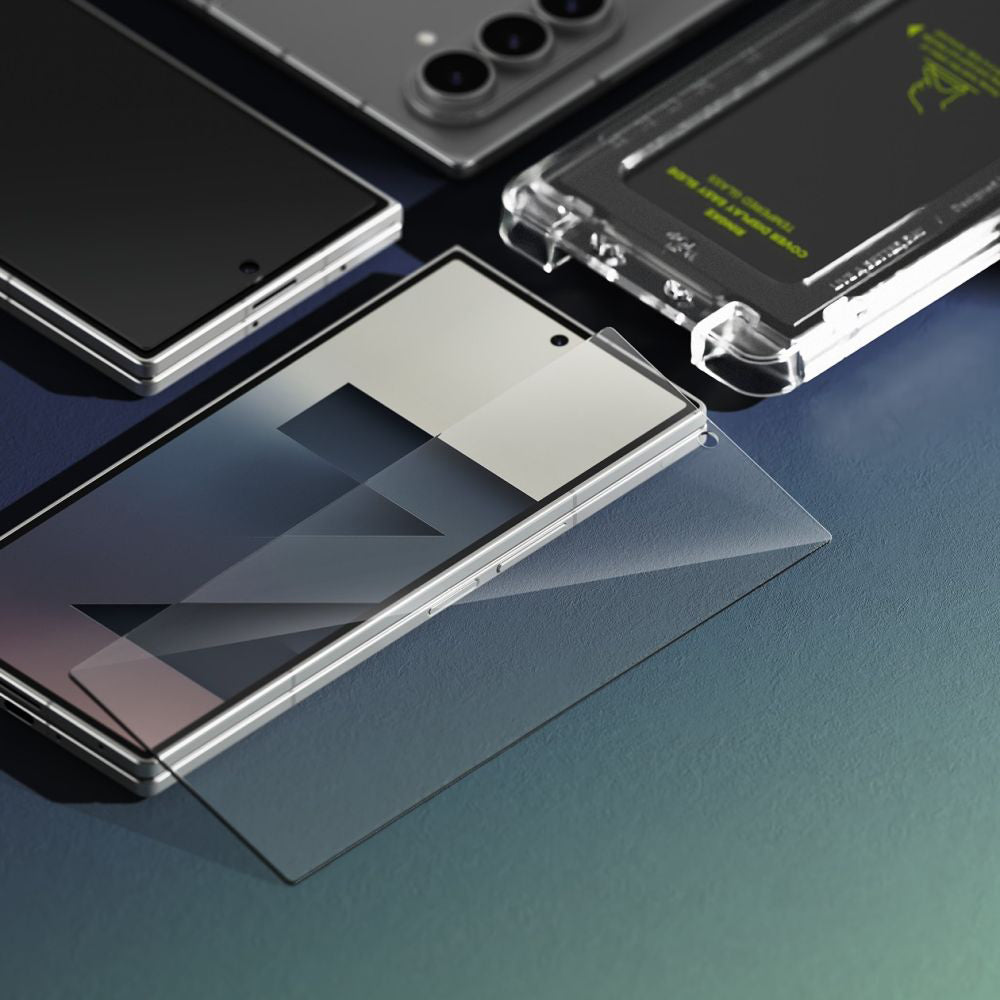 Zaščitna folija za zunanji zaslon Ringke Easy Slide za Samsung Galaxy Z Fold7 F966, Kaljeno steklo, Polno lepljenje, Komplet 2 kosa