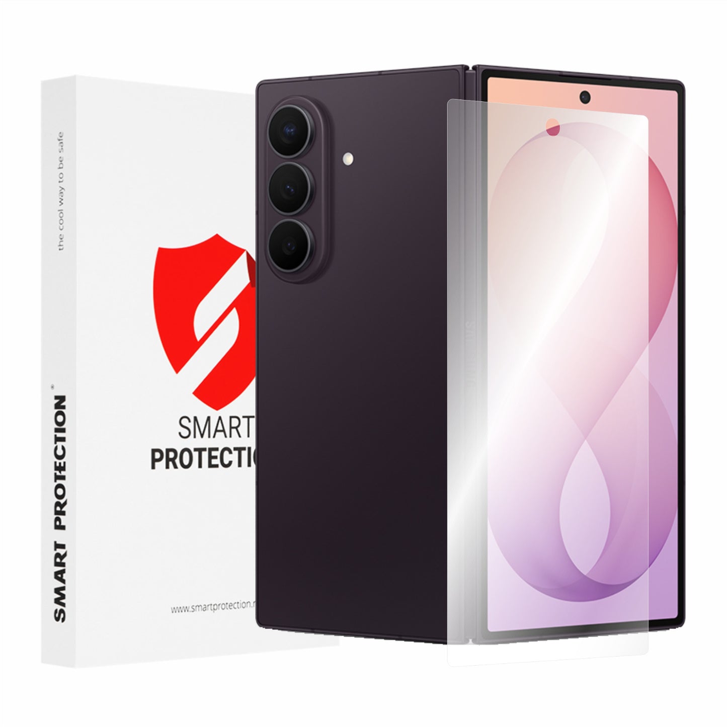 Zaščitna folija za zunanji zaslon Smart Protection Premium Classic za Samsung Galaxy Z Fold8 Ultra F976, plastika, komplet 2 kosa