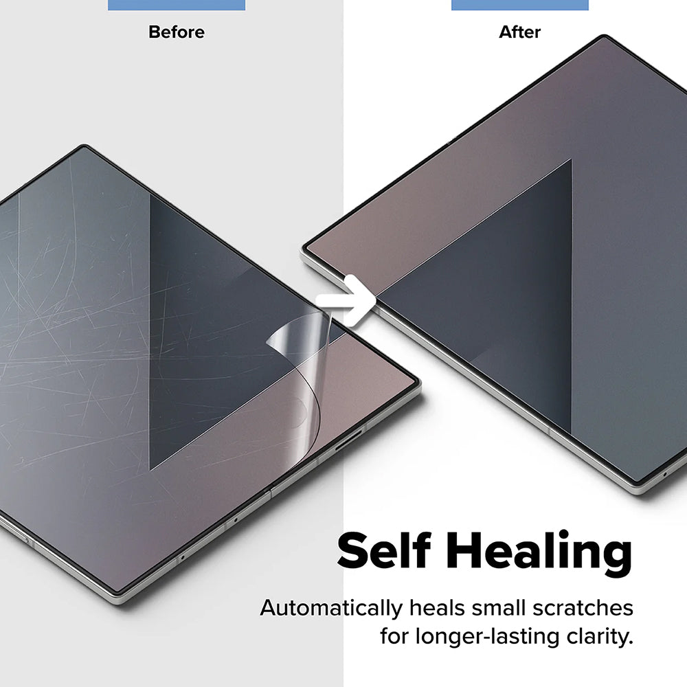 Ringke Dual Easy Pro Inner Screen Protector Film for Samsung Galaxy Z Fold7 F966, Plastic, Set of 2 pieces