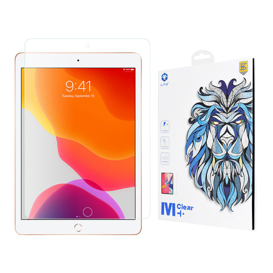 Zaščitna folija za zaslon Lito Classic za Apple iPad 10.2 (2021) / 10.2 (2020) / 10.2 (2019), kaljeno steklo, polno lepilo, 2.5D
