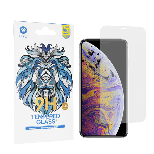 Zaščitna folija zaslona Lito Classic za Apple iPhone 11 Pro Max / XS Max, kaljeno steklo, polno lepilo, 2.5D