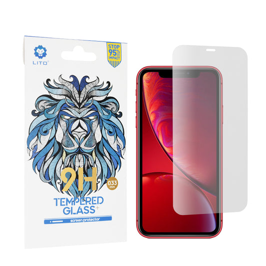 Zaščitna folija zaslona Lito Classic za Apple iPhone 11 / XR, kaljeno steklo, polno lepilo, 2.5D