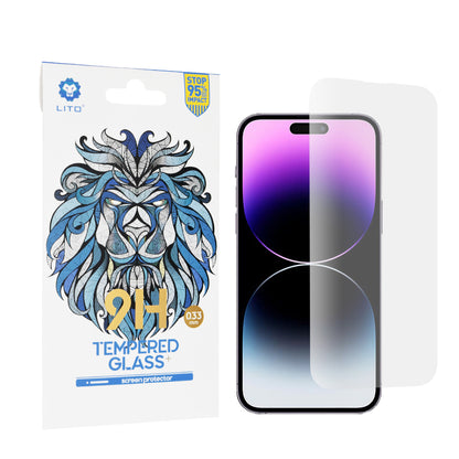 Zaščitna folija zaslona Lito Classic za Apple iPhone 14 Pro Max, kaljeno steklo, polno lepilo, 2.5D
