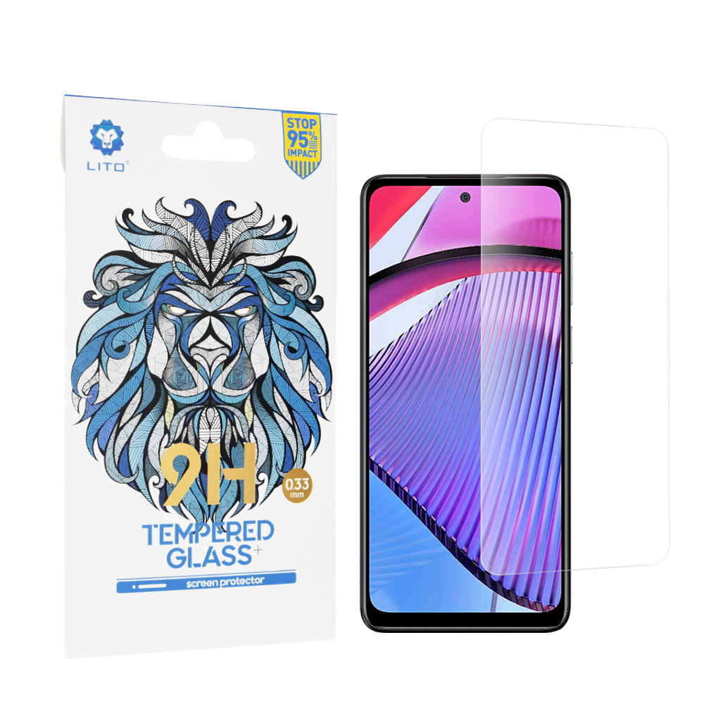 Zaščitna folija za zaslon Lito Classic za Motorola Moto G Power 5G, kaljeno steklo, polno lepilo, 2.5D