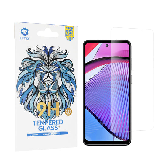 Zaščitna folija za zaslon Lito Classic za Motorola Moto G Power 5G, kaljeno steklo, polno lepilo, 2.5D