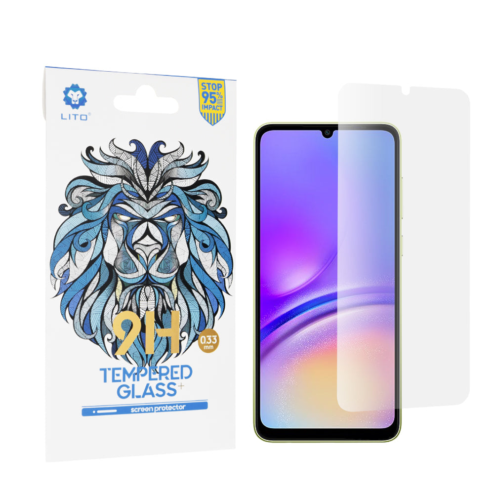Zaščitna folija zaslona Lito Classic za Samsung Galaxy A05s A057 / A05 A055, kaljeno steklo, polno lepilo, 2.5D