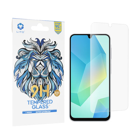 Zaščitna folija za zaslon Lito Classic za Samsung Galaxy A16 5G A166 / A16 4G A165, kaljeno steklo, polno lepilo, 2.5D