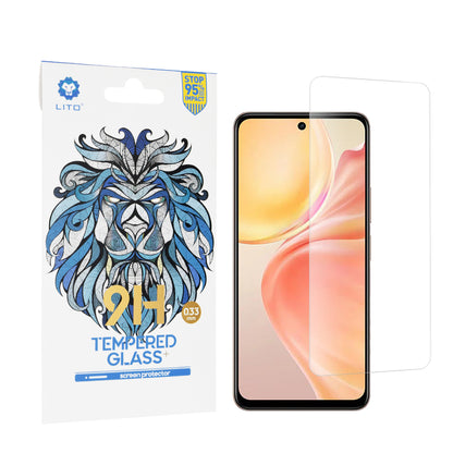 Zaščitna folija zaslona Lito Classic za vivo Y28 4G, kaljeno steklo, polno lepilo, 2.5D