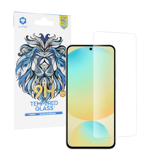 Zaščitna folija za zaslon Lito Classic Ultra Thin za Samsung Galaxy S24 FE S721, kaljeno steklo, polno lepilo, 2.5D