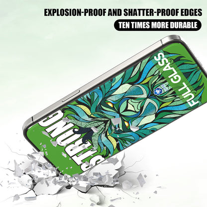 Zaščitna folija za zaslon Lito D+ Max Strong za Apple iPhone 17 / 16 Pro, Kaljeno steklo, Polno lepilo, Črna
