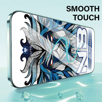 Zaščitna folija za zaslon Lito NB za Apple iPhone 17 Pro Max, Kaljeno steklo, Polno lepljivo, Črna