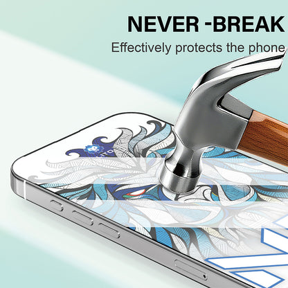 Zaščitna folija za zaslon Lito NB za Apple iPhone 17 Pro Max, Kaljeno steklo, Polno lepljivo, Črna